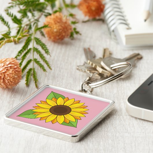 Porte-clés Tournesol (Côté)