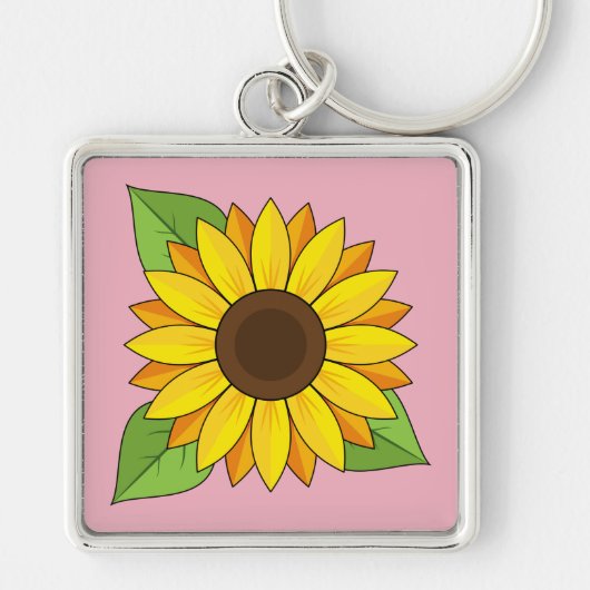 Porte-clés Tournesol (Devant)