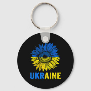 Porte-clés Tournesol de la paix Drapeau ukrainien Amateur d'U