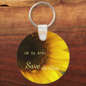 Porte-clés Tournesol Enregistrer la date (Recto)