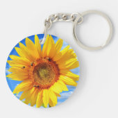 Porte-clés Tournesol Jaune (Dos)