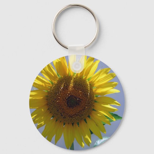 Porte-clés Tournesol jaune (Recto)