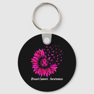 Porte-clés Tournesol Porter Pink Breath Cancer Sensibilisatio