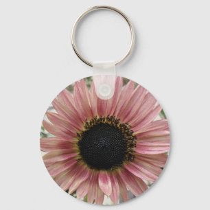 Porte-clés Tournesol rose pâle