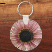 Porte-clés Tournesol rose pâle (Recto)