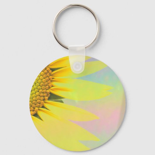 Porte-clés Tournesols de printemps (Recto)