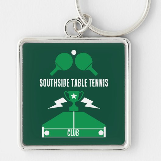 Porte-clés Tournoi de tennis de table (Devant)