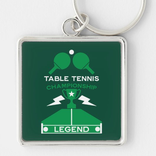 Porte-clés Tournoi de tennis de table (Devant)