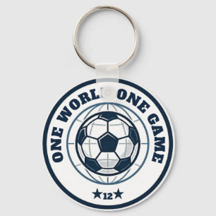Porte-clés Tournoi international de football ; Football mondi