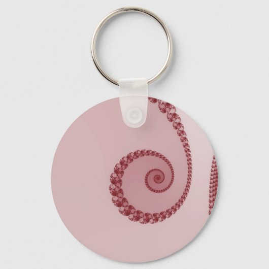 Porte-clés Tournure de Clé Simple en Spirale (Recto)