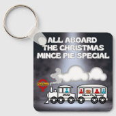 Porte-clés Tous à bord de Noël Mince Pie Spécial (Recto)