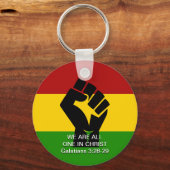 Porte-clés TOUS DANS CHRIST Black History Mois (Recto)
