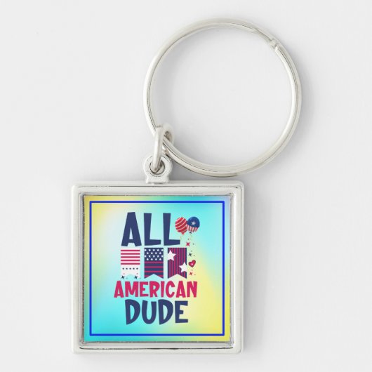 Porte-clés Tous les américains Dude-96993 (Devant)