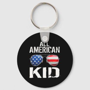 Porte-clés Tous les enfants américains 4 juillet garçons Ados