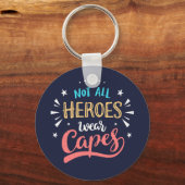 Porte-clés Tous les héros ne portent pas de capuchons (Recto)