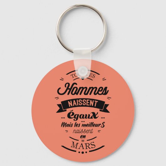 Porte-clés Tous les hommes étrangers - Mars (Recto)
