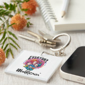 Porte-clés Tous les jours je suis Mère. (Devant Droit)