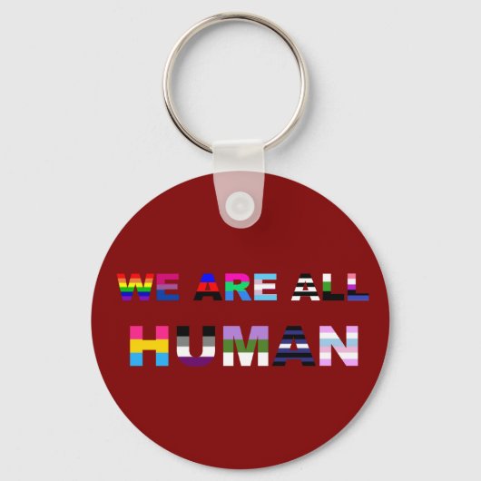 Porte-clés Tous les rouges humains (Recto)