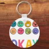 Porte-clés Tous les sentiments sont ok (Recto)