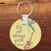 Porte-clés Tous les Things With Love Tropical (Recto)
