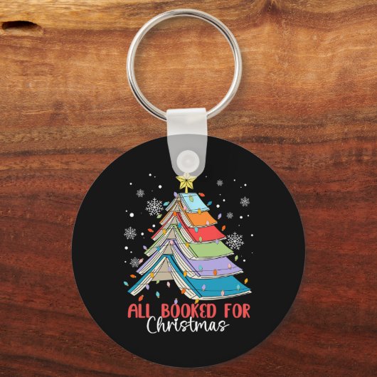 Porte-clés Tous Réservés Pour Noël Livre Arbre de Noël Lumièr (Recto)