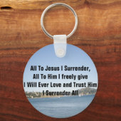 Porte-clés Tout à Jésus je me renonce (Recto)