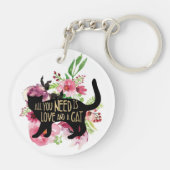 Porte-clés Tout Ce Dont Vous Avez Besoin, C'Est L'Amour Et Un (Dos)