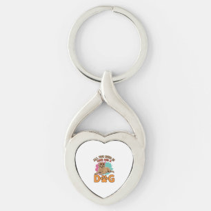 Porte-clés Tout ce dont vous avez besoin est l'amour et un ch