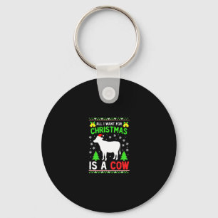 Porte-clés Tout ce que je veux pour Noël est un T-shirt moche