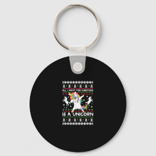 Porte-clés Tout Ce Que Je Veux Pour Noël Est Un T-Shirt Unico