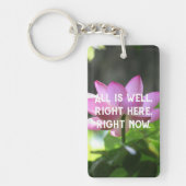 Porte-clés Tout est bien Manta note de soi (Devant)