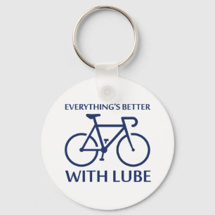 Porte-clés Tout est meilleur avec du lubrifiant