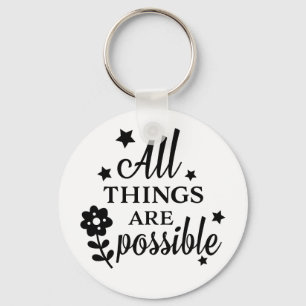 Porte-clés Tout est possible Porte - clé