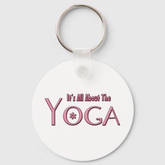 Porte-clés Tout est sur le yoga (Recto)