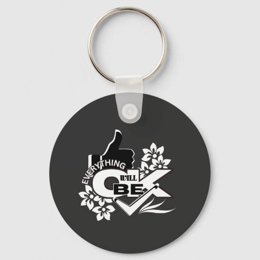 Porte-clés Tout ira bien" Motivational Graphic Tee (Recto)