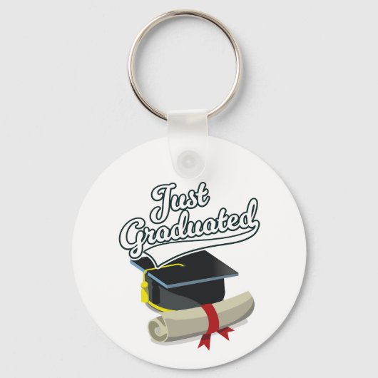 Porte-clés Tout juste diplômé ! (Recto)