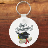 Porte-clés Tout juste diplômé ! (Recto)
