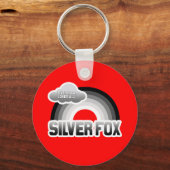 Porte-clés Tout le monde aime un renard argenté (Recto)