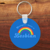 Porte-clés Tout le monde aime une lesbienne (Recto)
