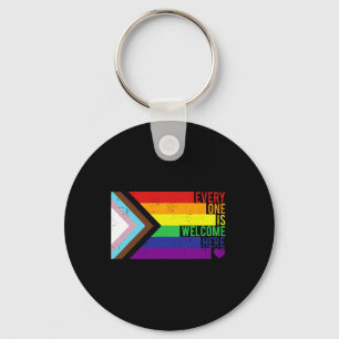 Porte-clés Tout Le Monde Est Bienvenue À Trans Gay Lgbtq Rain