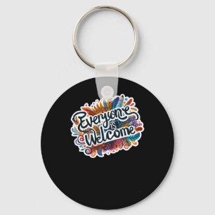 Porte-clés Tout Le Monde Est Un Sticker De Bienvenue