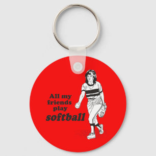 Porte-clés Tout mon base-ball de jeu d'amis