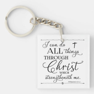 Porte-clés Tout par Christ - Philippiens 4:13