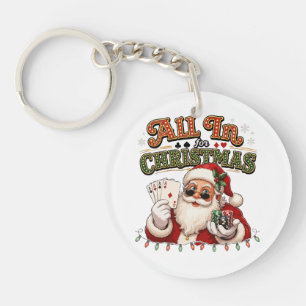 Porte-clés Tout Pour Noël Poker Santa