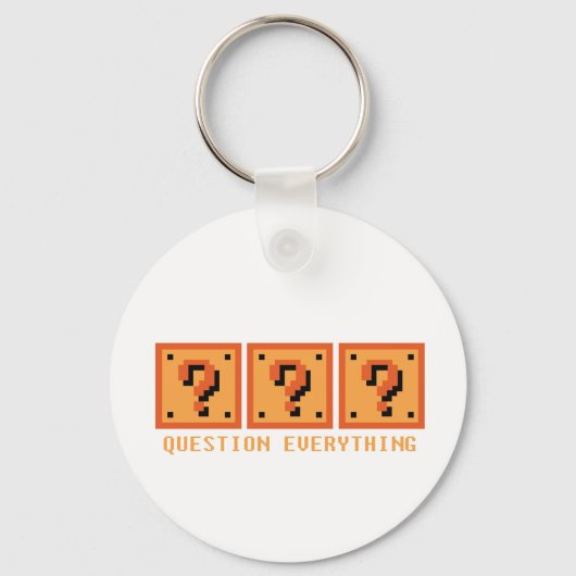 Porte-clés Tout remettre en question (Recto)