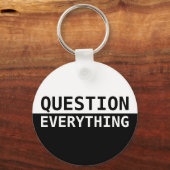 Porte-clés Tout remettre en question (Recto)
