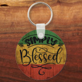 Porte-clés Tout simplement béni (Recto)