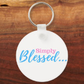 Porte-clés Tout simplement béni (Recto)