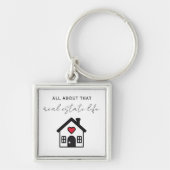 Porte-clés Tout Sur Cette Vie Immobilière Promotion (Devant)