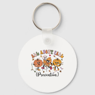 Porte-clés Tout sur la prévention de l'automne Thanksgiving A